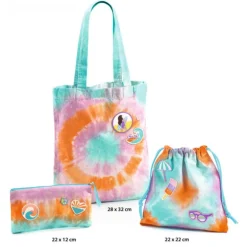 3 accessoires tie-dye à créer "Sunshine camp" DIY 7942<Djeco Store