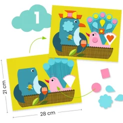 6 activités créatives "Le chat et ses amis" 9292<Djeco Cheap