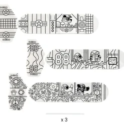 3 avions à colorier "Dans le ciel" DIY 7948<Djeco Outlet