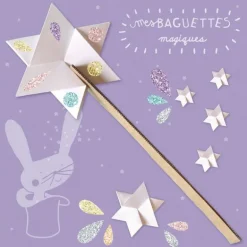 6 baguettes magiques à créer, kit créatif pour enfant Pirouette Cacahouète<PIROUETTE CACAHOUETE Discount