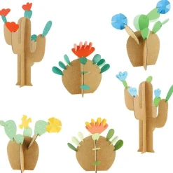 6 cactus à créer, kit créatif pour enfant Pirouette Cacahouète<PIROUETTE CACAHOUETE Cheap