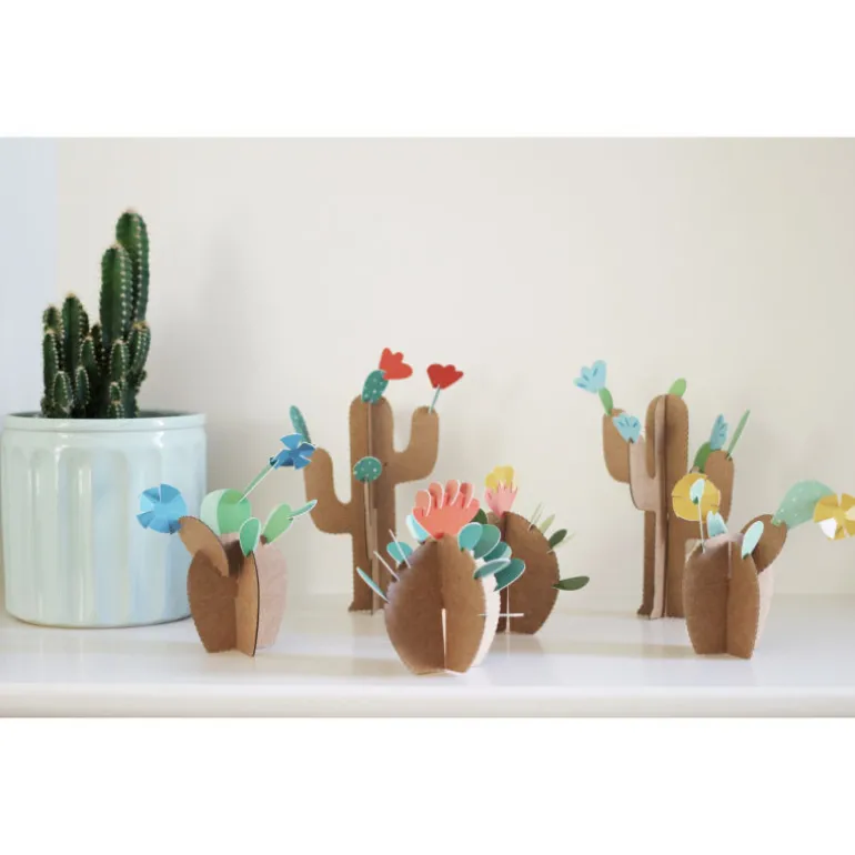 6 cactus à créer, kit créatif pour enfant Pirouette Cacahouète<PIROUETTE CACAHOUETE Cheap