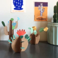 6 cactus à créer, kit créatif pour enfant Pirouette Cacahouète<PIROUETTE CACAHOUETE Cheap