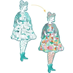 4 coloriages mode "Rebekka & ses amies" Les demoiselles 9545<Djeco Cheap