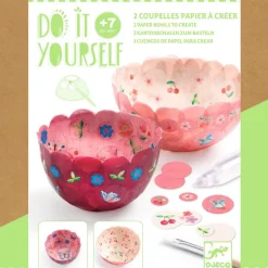 2 coupelles roses en papier à créer "Dans les airs" 7982<Djeco Best