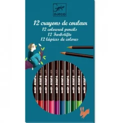 12 crayons de couleur 8824<Djeco Flash Sale