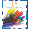 16 feutres pointe fine 8796<Djeco Cheap