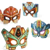 4 masques à métalliser "Super robots" DIY 7924<Djeco Hot