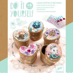 5 mini boîtes à décorer "Adorables" 7918<Djeco Shop