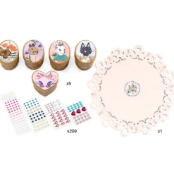 5 mini boîtes à décorer "Adorables" 7918<Djeco Shop