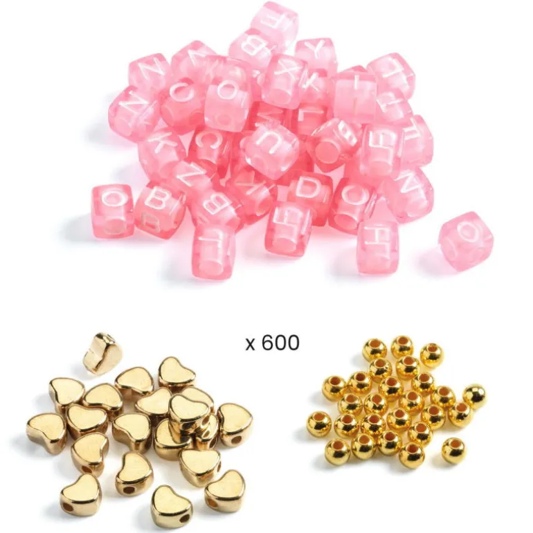 1000 Perles Alphabet "Or" 0031<Djeco Cheap