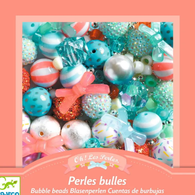 200 Perles Bulles "Argent" 0025<Djeco Online