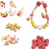450 Perles en bois "Oiseaux" 9809<Djeco Flash Sale
