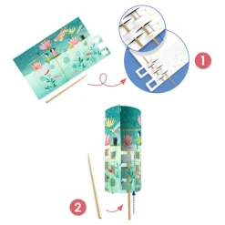 2 photophores déco à créer "Danse des lucioles" DIY 7968<Djeco Best Sale