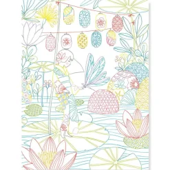 3 posters à colorier "Japon" Colouring Gallery 8694<Djeco Discount