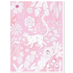3 posters à colorier "Sauvage" Colouring Gallery 8690<Djeco Fashion