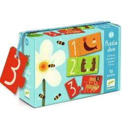 10 puzzles duo "Chiffres" 8151<Djeco Cheap