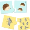 12 puzzles duo "Mamans et bébés animaux" 8197<Djeco Clearance