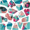 3 puzzles en stickers "Princesses"<POPPIK Best Sale