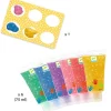 6 tubes de peinture à doigts pour enfant - couleurs pailletées 9017<Djeco Store