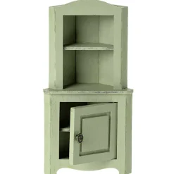 Armoire d'angle miniature - Vert clair<Maileg Hot