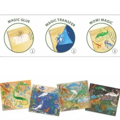 Artistic Patch Métal "Dinosaures" 9463<Djeco Best