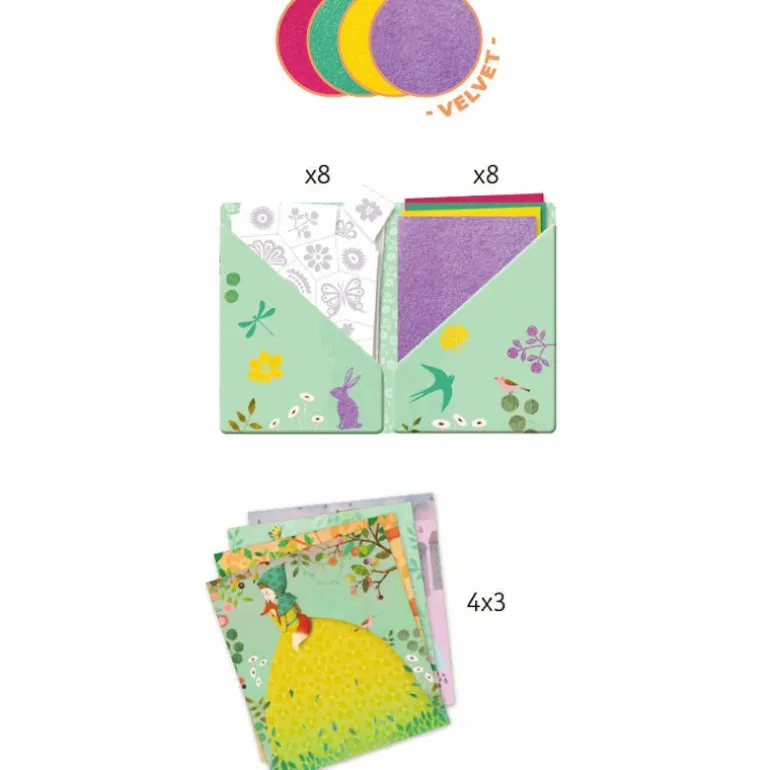 Artistic Patch Velours "Demoiselles" 9468<Djeco Best Sale