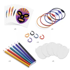 Artistic Plastic "Porte-clefs Catcheurs" 9486<Djeco Sale