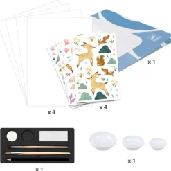 Atelier de peinture en noir et blanc "Dernières neiges" 9349<Djeco Cheap