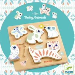 BabyAnimali, puzzle d'encastrement 6121<Djeco Best Sale