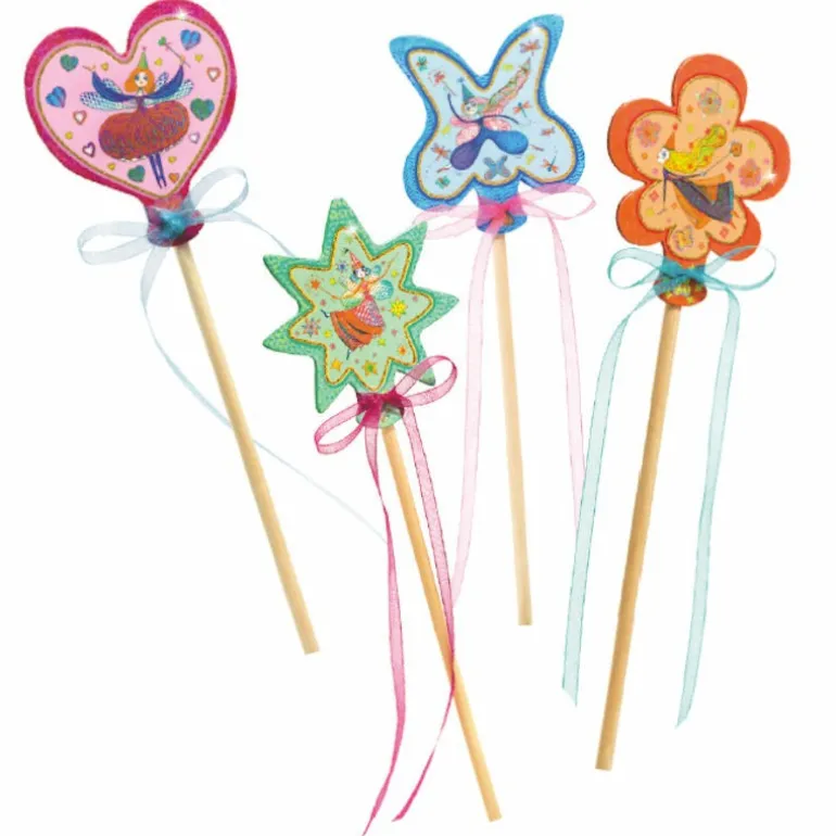 Baguettes magiques à créer "Petites fées" DIY 7950<Djeco Clearance