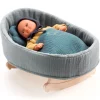 Berceau à bascule en bois "Blue Dream" pour poupée POMEA de 7848<Djeco Hot