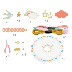 Bijoux à créer 'Bracelets kumihimo' Céleste 9818<Djeco Cheap