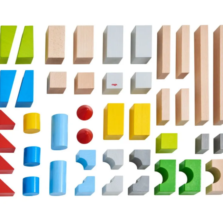 Blocs de construction multicolores en bois 305162-grande boîte<HABA Fashion