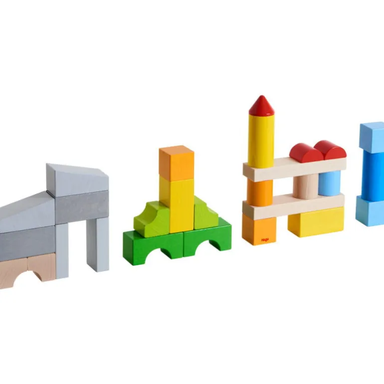 Blocs de construction multicolores en bois 305163-boîte de base<HABA Store