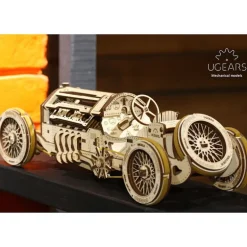 Bolide U-9 Grand Prix – UGEARS Puzzle 3D Mécanique<UGEARS models Hot