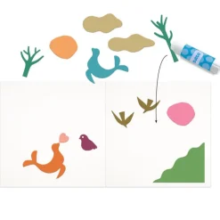 Boîte à créer - collage "Les petits papiers" 9019<Djeco Hot