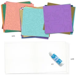 Boîte à créer - collage "Les petits papiers" 9019<Djeco Hot