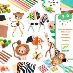 Boîte à créer pour enfant "Animaux de la jungle" 9016<Djeco Shop