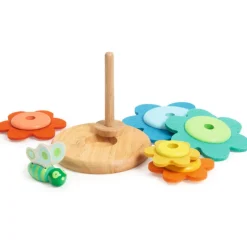BUTTERFLOWER - PAPILLON jeu d'empilage en bois et feutrine 6404<Djeco Hot