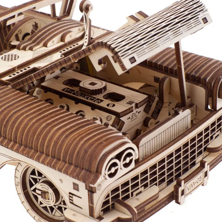 Cabriolet VM-05 – UGEARS Puzzle 3D Mécanique<UGEARS models Store