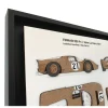 Cadre Ferrari 330 P4 LM67_ décoration vintage auto<Vitrine du Monde Collection Discount