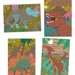 Cartes à gratter 'Le règne des dinosaures' 9726<Djeco Best Sale