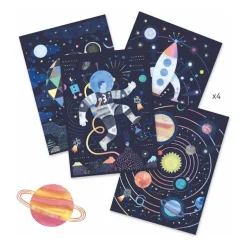 Cartes à gratter 'Mission cosmique' 9727<Djeco Store