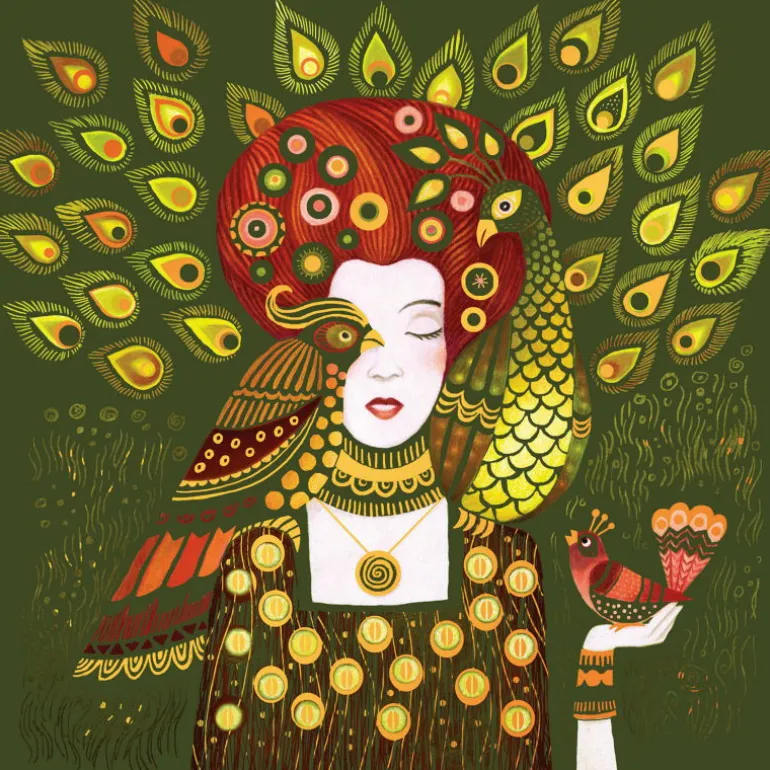 Cartes à gratter "Golden Muses" 9374 inspired by Gustav Klimt<Djeco Fashion