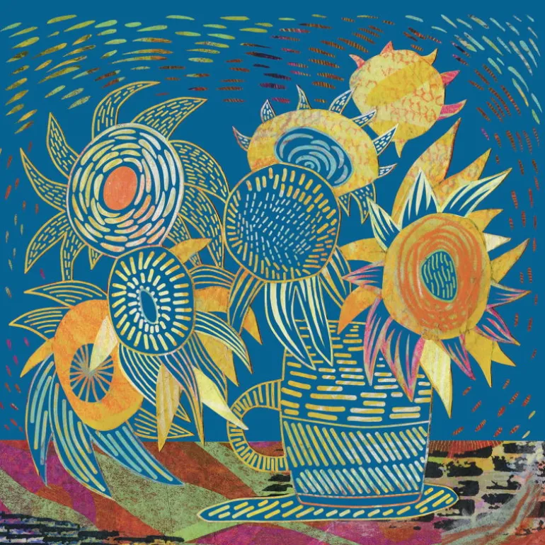 Cartes à gratter "Le Sud" 9378 inspired by Vincent Van Gogh<Djeco Fashion