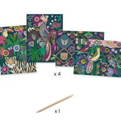 Cartes à gratter "Rococo" 9709<Djeco Flash Sale