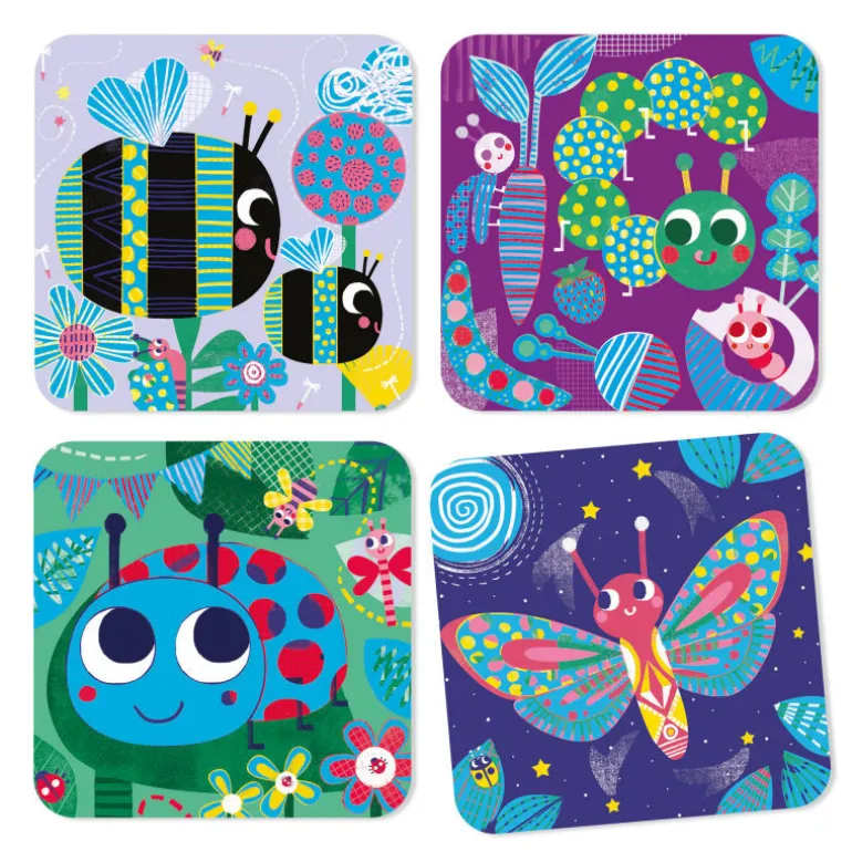 Cartes à gratter 'Toutes petites bêtes' 9092<Djeco New