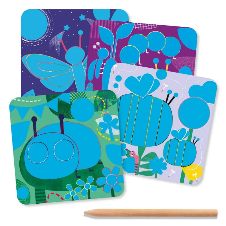 Cartes à gratter 'Toutes petites bêtes' 9092<Djeco New