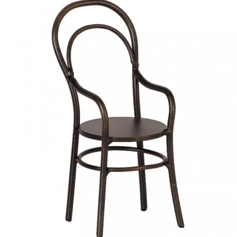 Chaise miniature vintage avec accoudoirs en métal pour souris<Maileg Online